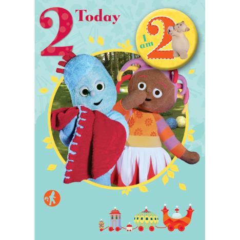 2 Today In The Night Garden 2nd Birthday Badged Card £1.85